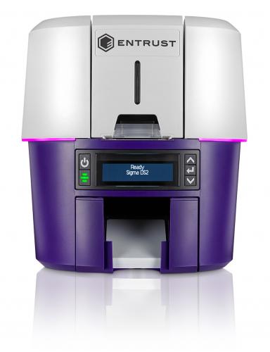 Entrust Sigma DS2 Dual Sided ID Card Printer (includes ISO Magnetic Stripe)