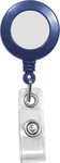 Badge Reel with Silver Sticker (Color: BLUE)