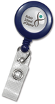 Badge Reel with Reinforced Vinyl Strap 