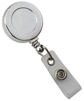 Badge Reel with Clear Vinyl Strap 