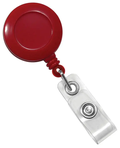 Badge Reel with Clear Vinyl Strap 