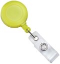 Neon Round Badge Reel (Colors: Neon Yellow)