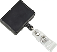 Rectangle Badge Reel (Colors: Black)