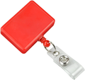 Rectangle Badge Reel (Colors: Red)