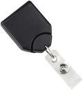 B-REEL™ Badge Reel with Swivel-Clip with Teeth (Colors: Black)