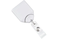 B-REEL™ Badge Reel with Swivel-Clip with Teeth (Colors: White)