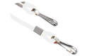 Open Ended Lanyard with Two Swivel Hooks (Colors: White)