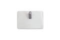 Premium Horizontal Badge Holder - Clip-On, Government Card Size (Orientation: Horizontal)