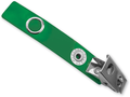 2-Hole Colored Strap Clip (Colors: Green)