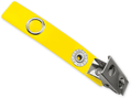 2-Hole Colored Strap Clip (Colors: Yellow)