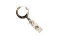 Round Badge Reel With Strap And Slide Clip   (Colors: Chrome)