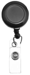 Round Badge Id Reel With Strap And Slide Clip (Colors: Dark Gray)