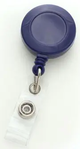 Round Badge Id Reel With Strap And Slide Clip (Colors: Royal Blue)