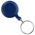 Round Badge Reel With Key Ring And Slide Clip  (Color: Royal Blue)