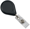 Premium Badge Reel With Strap And Slide Clip (Colors: Black)