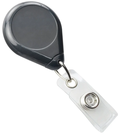 Premium Badge Reel With Strap And Slide Clip (Colors: Dark Gray)