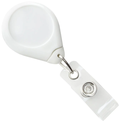 Premium Badge Reel With Strap And Slide Clip (Colors: White)