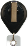 Premium Badge Reel with Strap And Swivel Clip (Colors: Black)