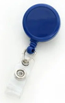 Round Max Label Reel With Strap Swivel Clip (Colors: Royal Blue)