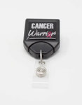 Cancer Warrior B-REEL - Black (Text: 