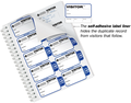 Most Visible Sign-Out Visitor Badge Sign-In Book (50 pages/book)