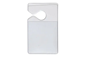Clear Vertical Hang Tag Holder