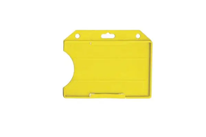 Rigid Plastic Horizontal Open-Face Card Holder
