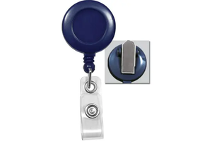 Badge Reel with Clear Vinyl Strap 