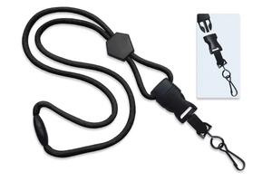  1/4" (6 mm) Lanyard with Diamond Slider 