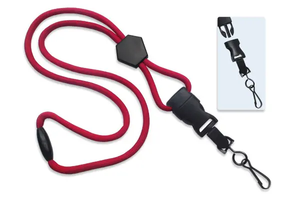  1/4" (6 mm) Lanyard with Diamond Slider 