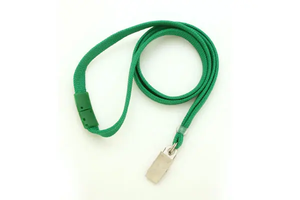 3/8" Breakaway Lanyard with Bulldog Clip