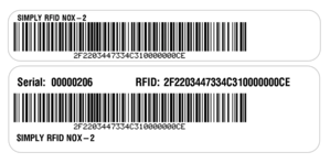 Blank Nox-2 Synthetic tags – Qty 1,000