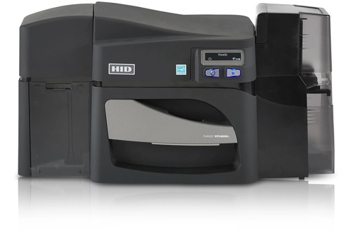 Fargo DTC4500e Dual Sided ID Card Printer Same-Side Hopper